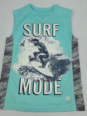 Place Sport Boy's Aqua Performance Sport Tank Size Medium (7-8) CP-3458
